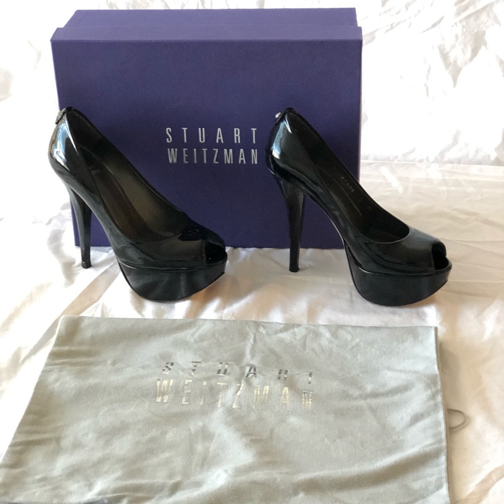 Stuart Weitzman Diplille Patent Leather Stilleto